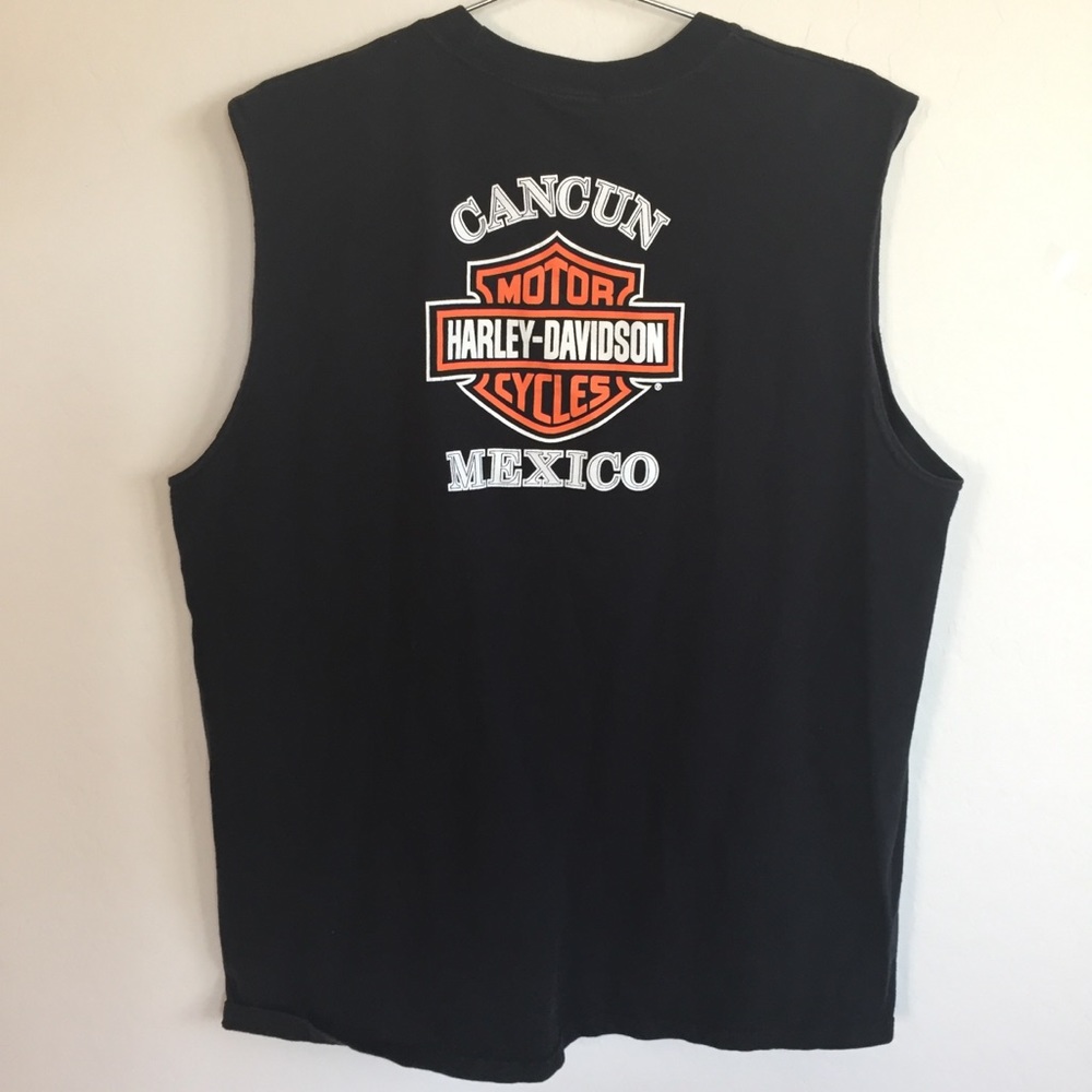 Harley-Davidson Cancun Velvet Sleeveless Tee XL